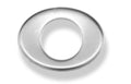 Fox Deckel aufgestellt für Endrohr oval 115x85mm - Loch: 50mm