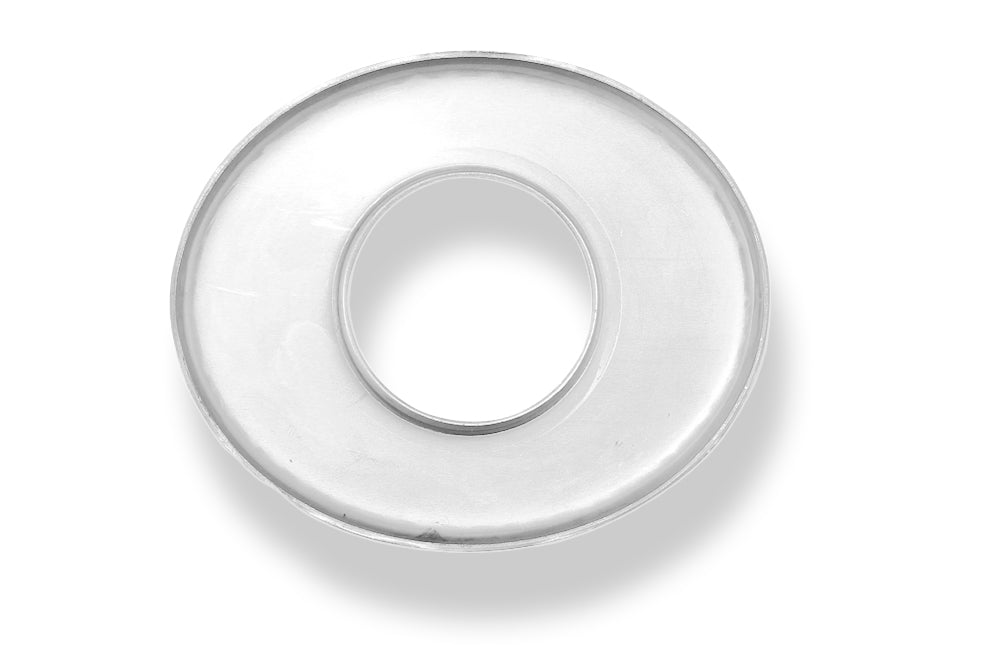 Fox Deckel aufgestellt für Endrohr oval 129x106mm - Loch: 50mm