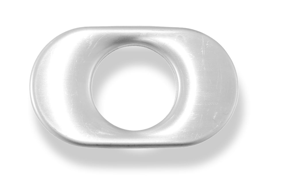 FoxDeckel aufgestellt für Endrohr flachoval 135x80mm - Loch: 55mm