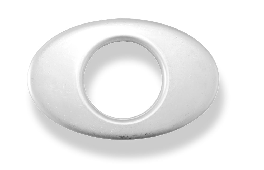 FoxDeckel für Endrohr oval 140x90mm - Loch: 50mm