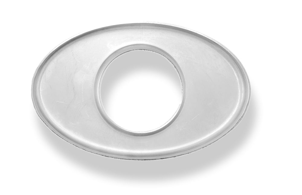 Fox Deckel für Endrohr oval 140x90mm - Loch: 55mm
