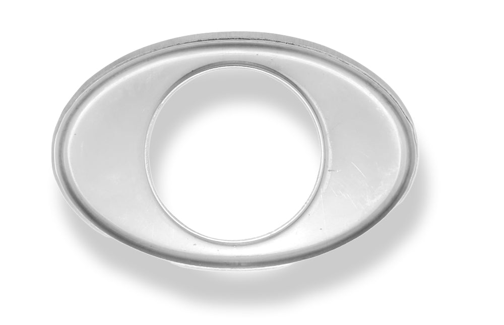 Fox Deckel für Endrohr oval 140x90mm - Loch: 63mm