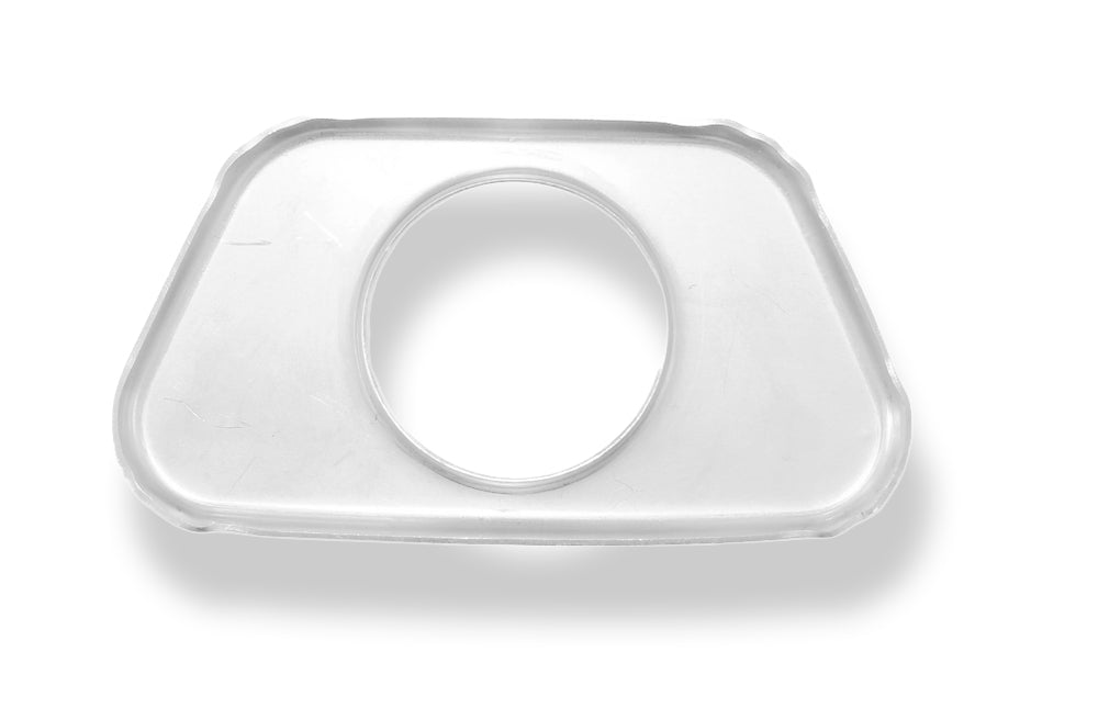 Fox Deckel für Endrohr trapez 142x78mm - Loch: Ø50