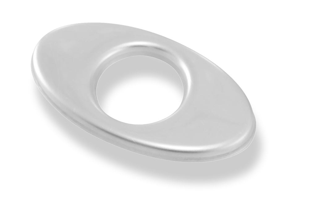 FoxDeckel aufgestellt für Endrohr oval 160x90mm - Loch: 55mm