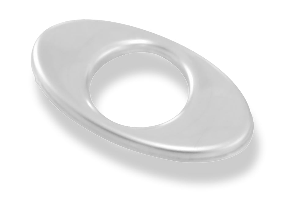 FoxDeckel aufgestellt für Endrohr oval 160x90mm - Loch: 63mm