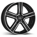 DEZENT Alufelge KG dark black/polished 6.5x18 ET32 5x114.3 Nabe 66.1 KBA 0