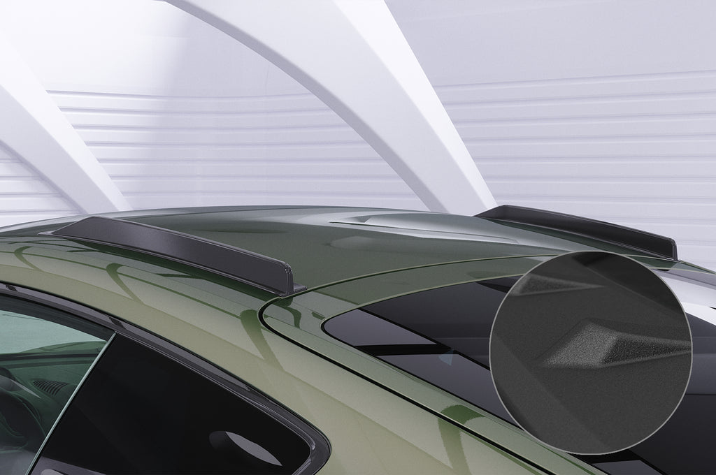 CSR Dachfinnen mit ABE für Porsche 718 Cayman 982 Coupe DF005-S Strukturiert schwarz matt (keine Lackierung erforderlich)