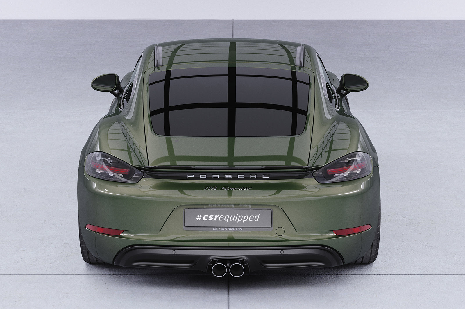 CSR Dachfinnen mit ABE für Porsche 718 Cayman 982 Coupe DF005