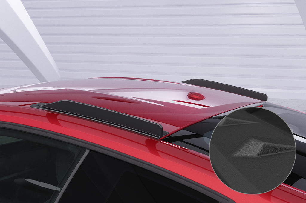 CSR Dachfinnen mit ABE für Ford Mustang MK6 Coupe / Fastback DF008-S Strukturiert schwarz matt (keine Lackierung erforderlich)