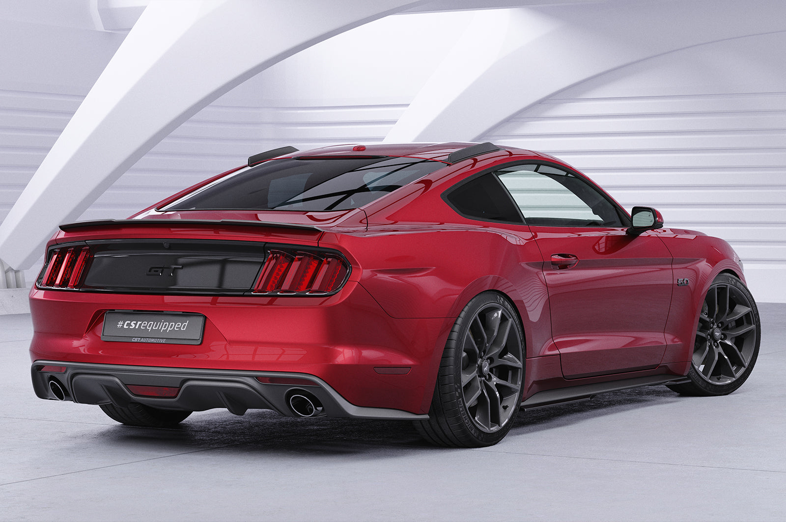 CSR Dachfinnen mit ABE für Ford Mustang MK6 Coupe / Fastback DF008