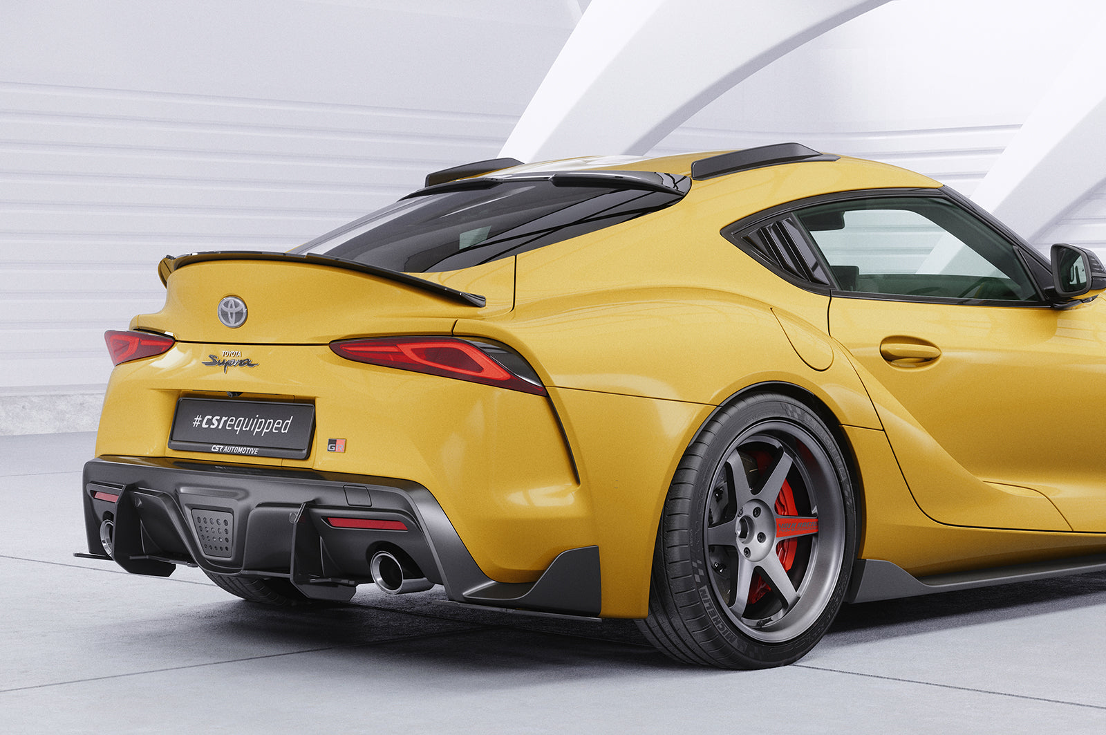 CSR Dachfinnen mit ABE für Toyota GR Supra (A90) Coupe / Fastback DF009