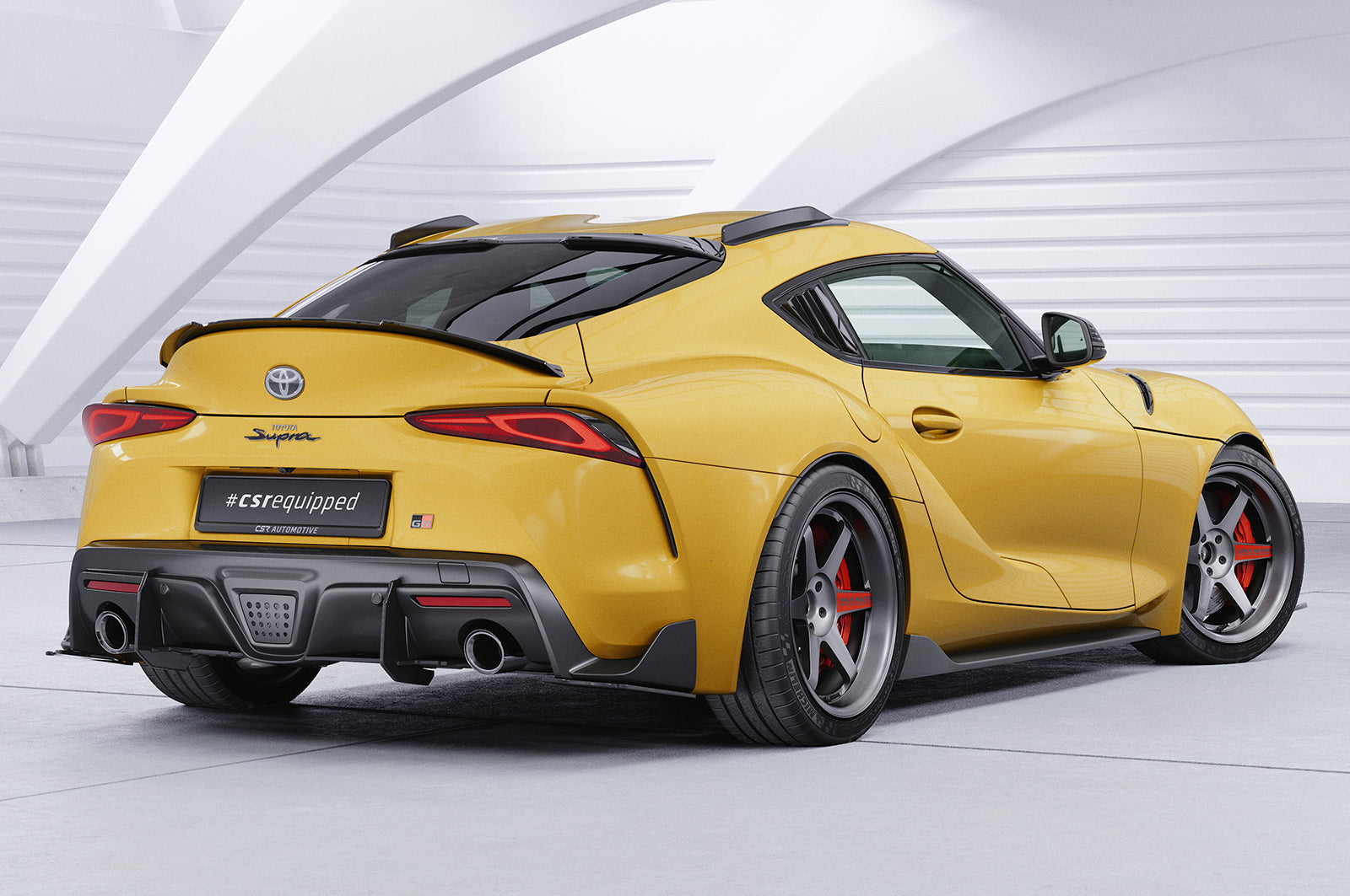 CSR Dachfinnen mit ABE für Toyota GR Supra (A90) Coupe / Fastback DF009