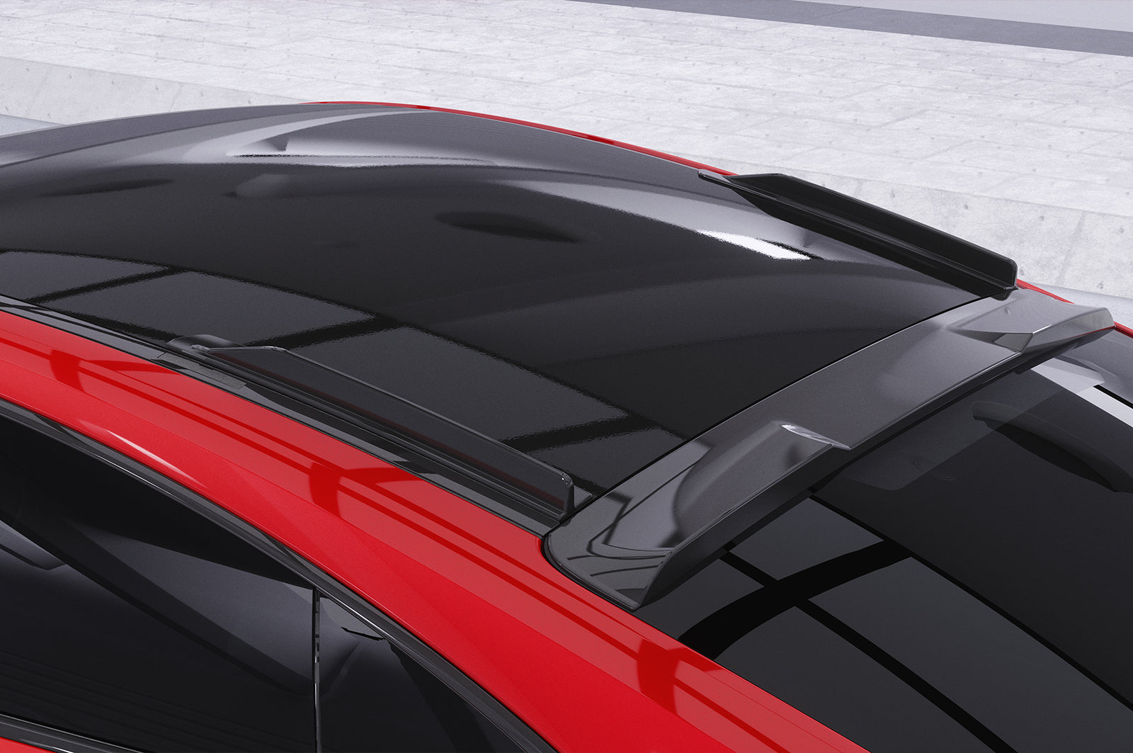 CSR Dachfinnen mit ABE für Audi e-tron GT / Porsche Taycan DF011