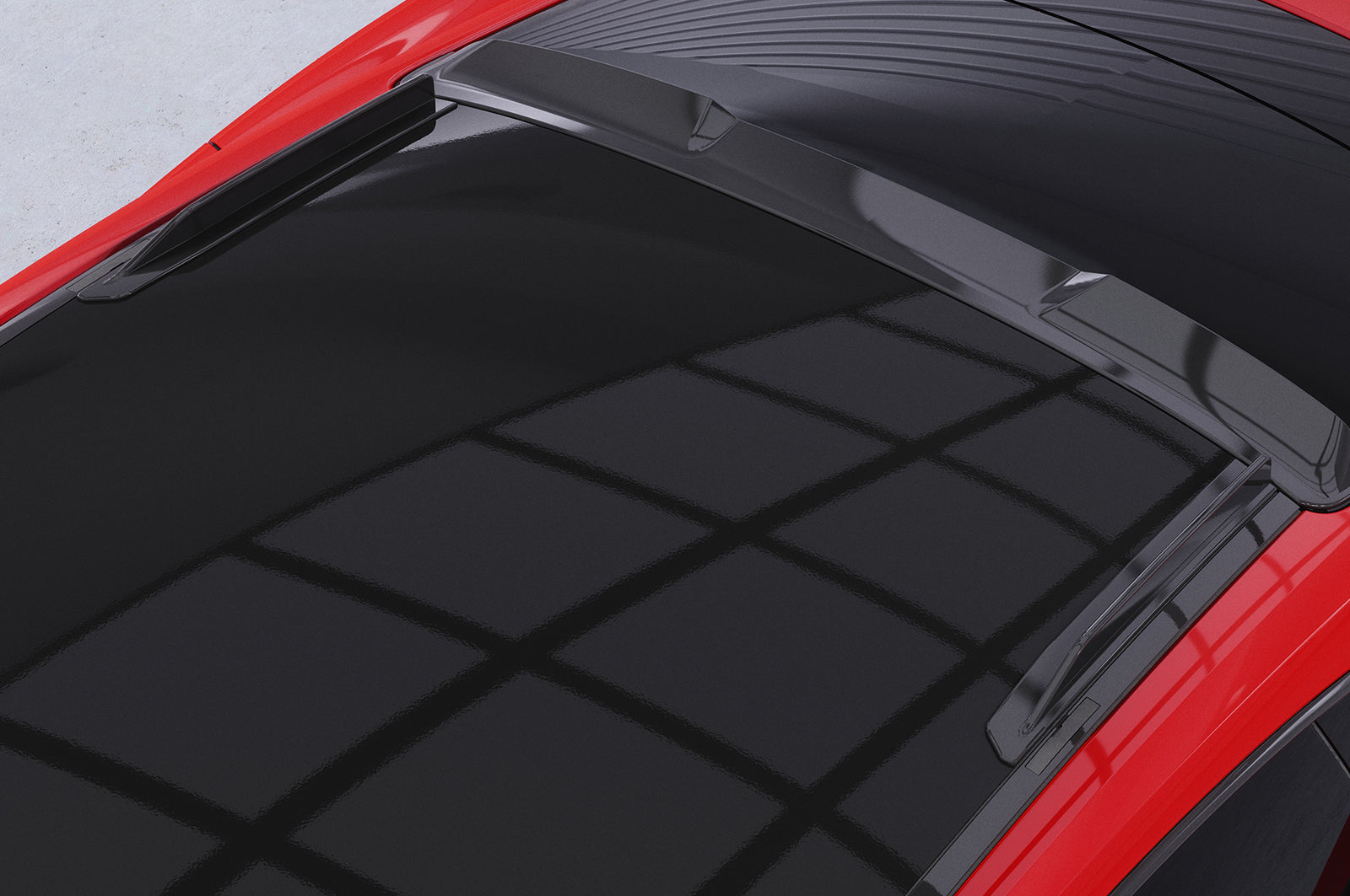 CSR Dachfinnen mit ABE für Audi e-tron GT / Porsche Taycan DF011