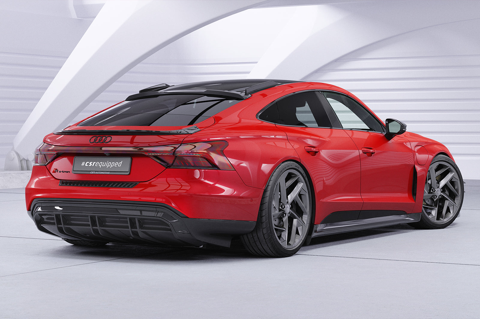 CSR Dachfinnen mit ABE für Audi e-tron GT / Porsche Taycan DF011