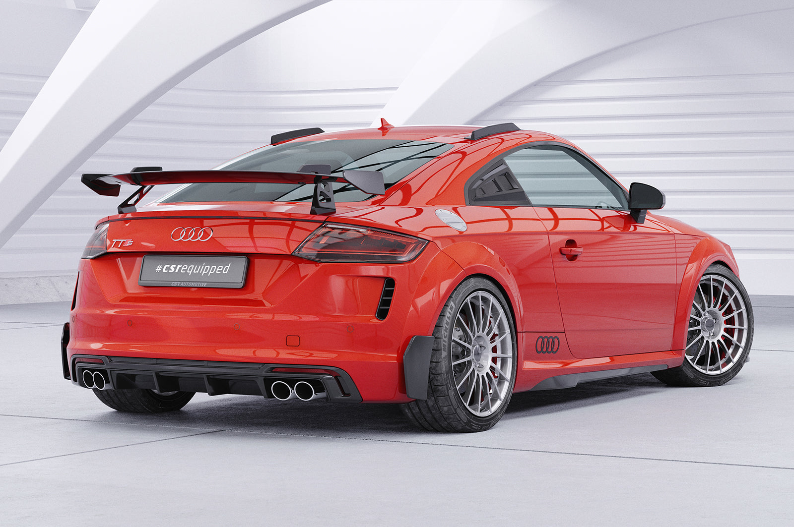 CSR Dachfinnen mit ABE für Audi TT / TTS / TTRS FV 8S Coupe DF014