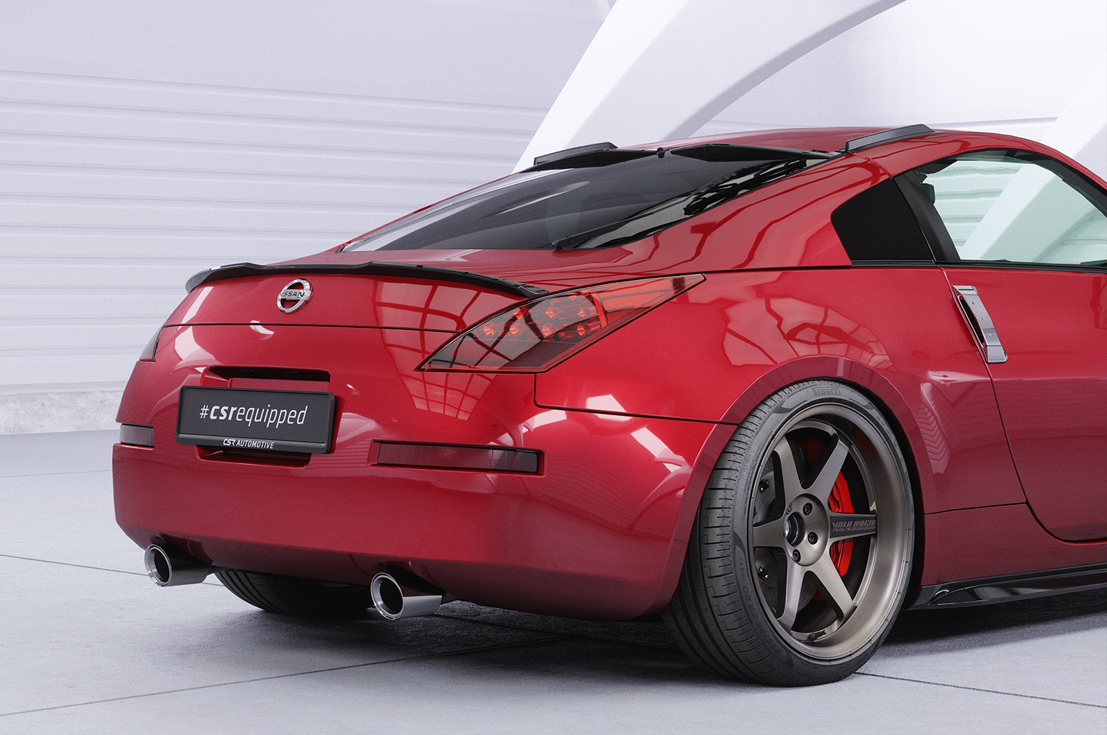 CSR Dachfinnen mit ABE für Nissan 350Z (Z33) Coupe DF043
