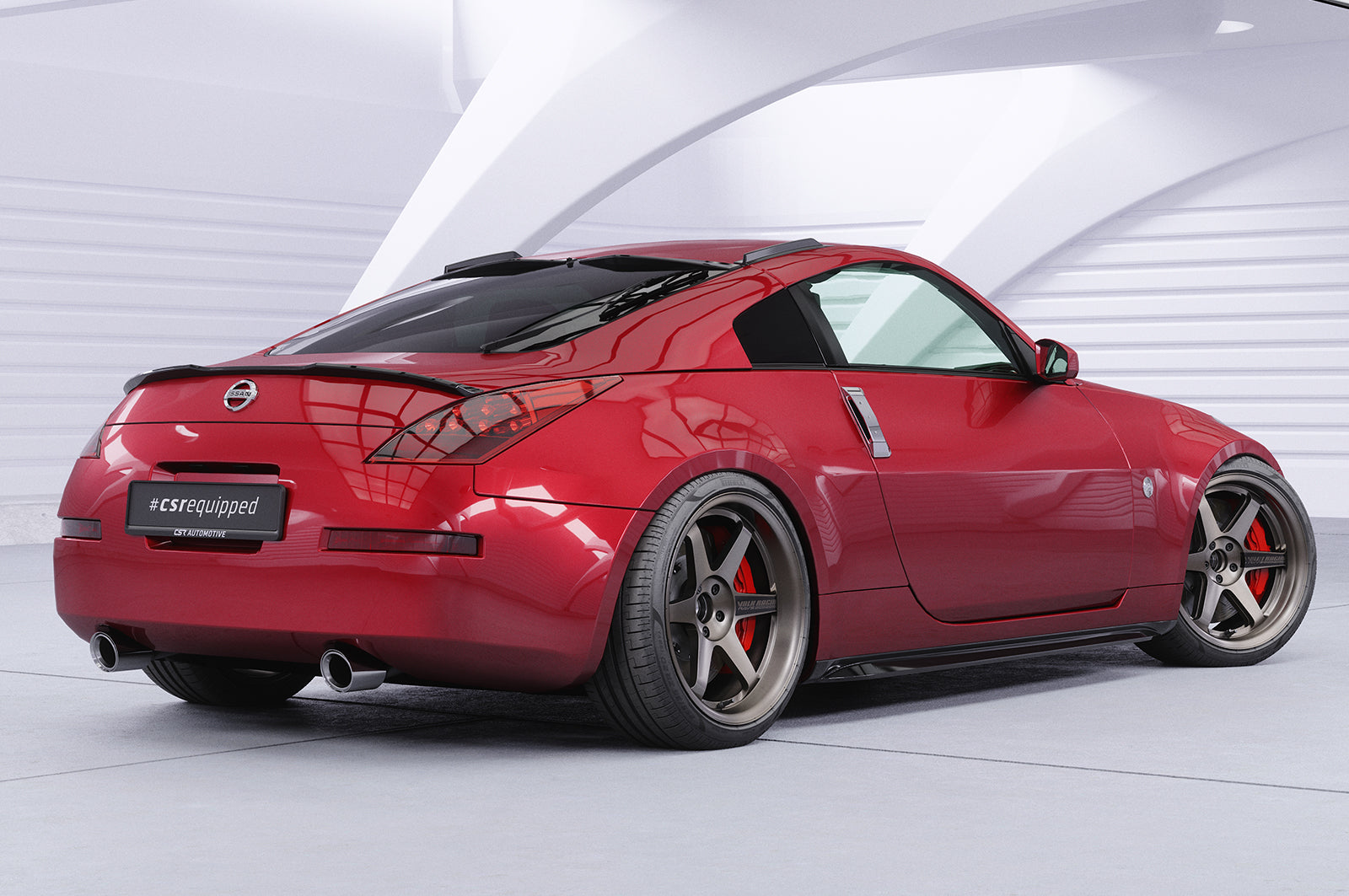 CSR Dachfinnen mit ABE für Nissan 350Z (Z33) Coupe DF043