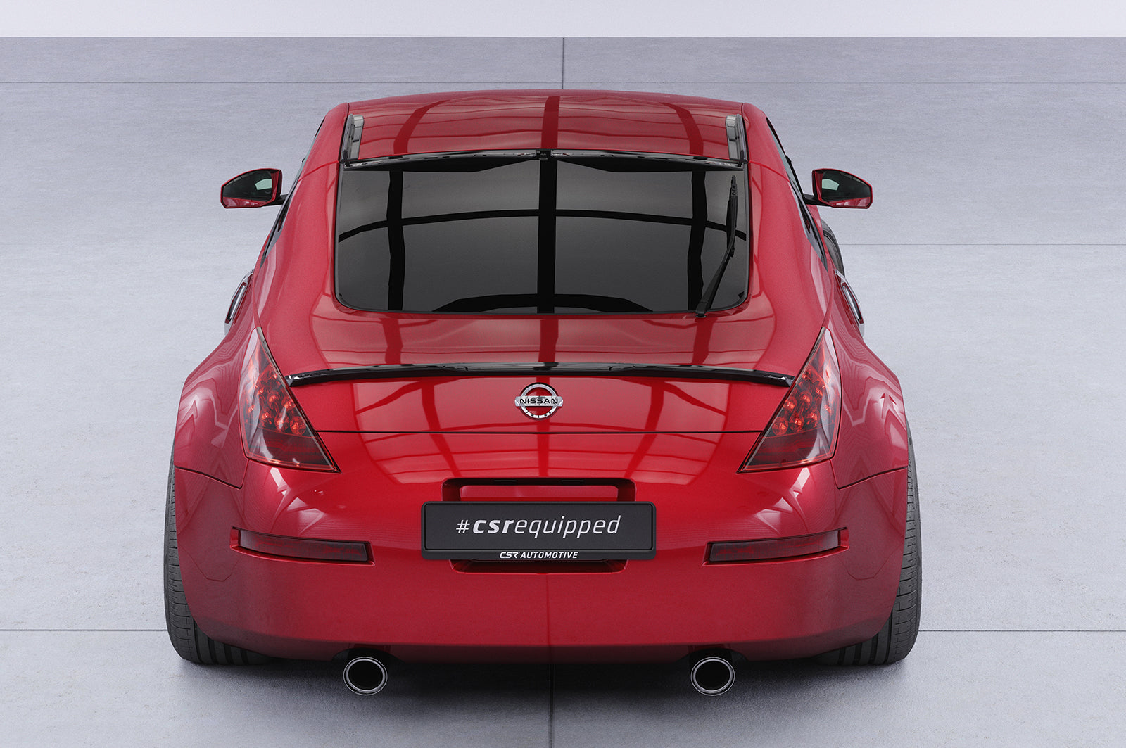 CSR Dachfinnen mit ABE für Nissan 350Z (Z33) Coupe DF043