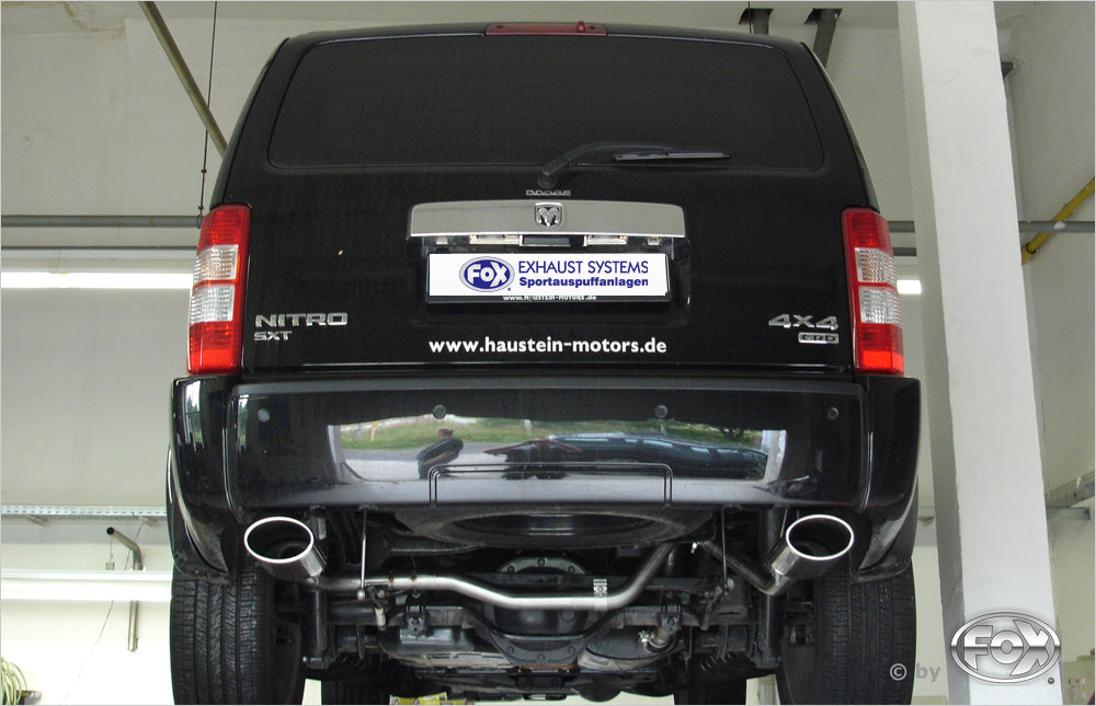 Fox passend für Dodge Nitro Endrohrsystem rechts/links - 140x90 Typ 32 rechts/links