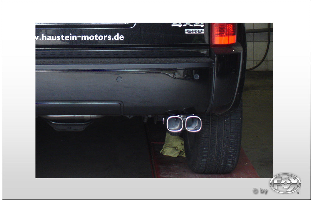 Fox passend für Dodge Nitro Endrohrsystem einseitig rechts - 2x78x75 Typ 70