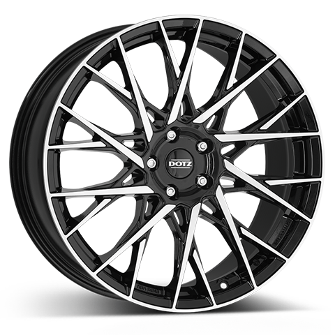 DOTZ Fuji dark Alufelge 19 Zoll | Schwarz