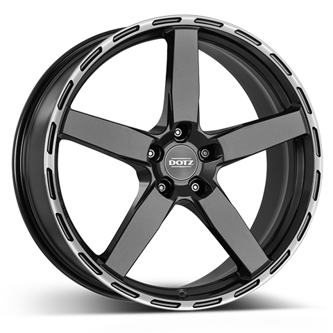 DOTZ MarinaBay dark Alufelge 19 Zoll | poliert