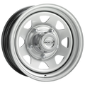 DOTZ Alufelge Dakar silver 6x15 ET0 5x139.7 Nabe 110 KBA 46216
