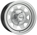 DOTZ Alufelge Dakar silver 7x16 ET36 6x139.7 Nabe 106 KBA 46217