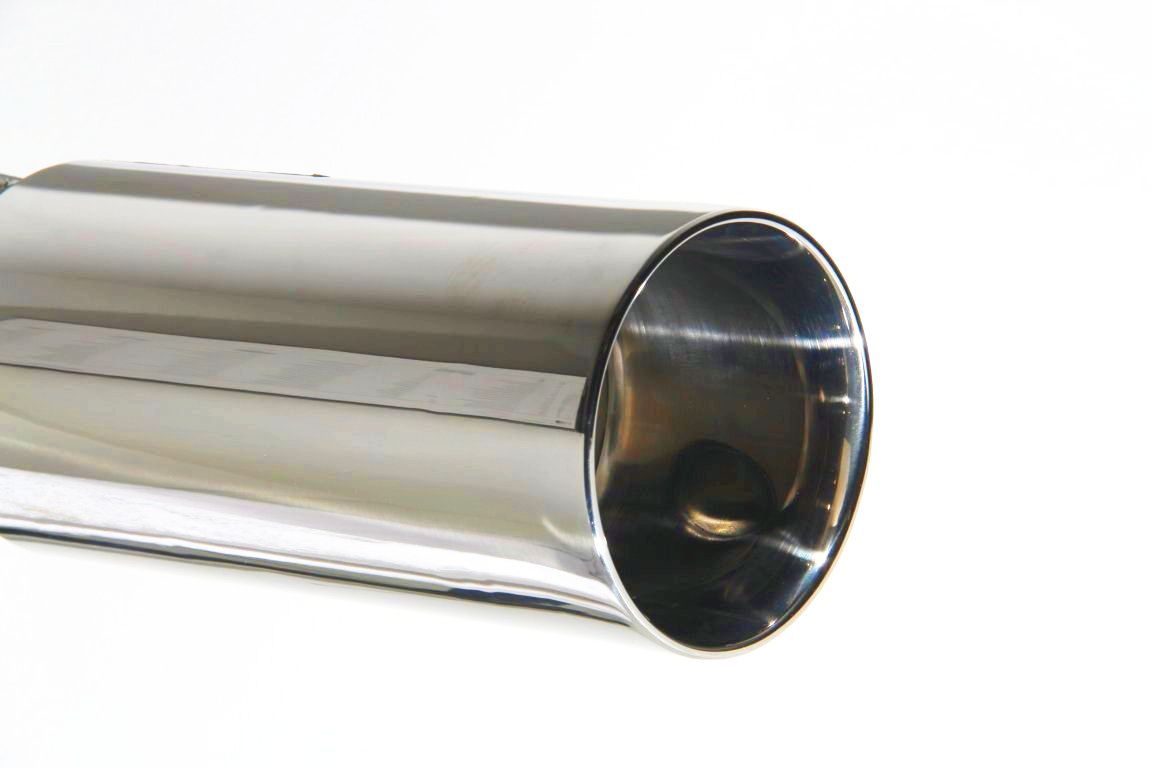 Friedrich Motorsport Endrohr 90mm rund mit breiter Kante Länge: 190mm (unbearbeitet)