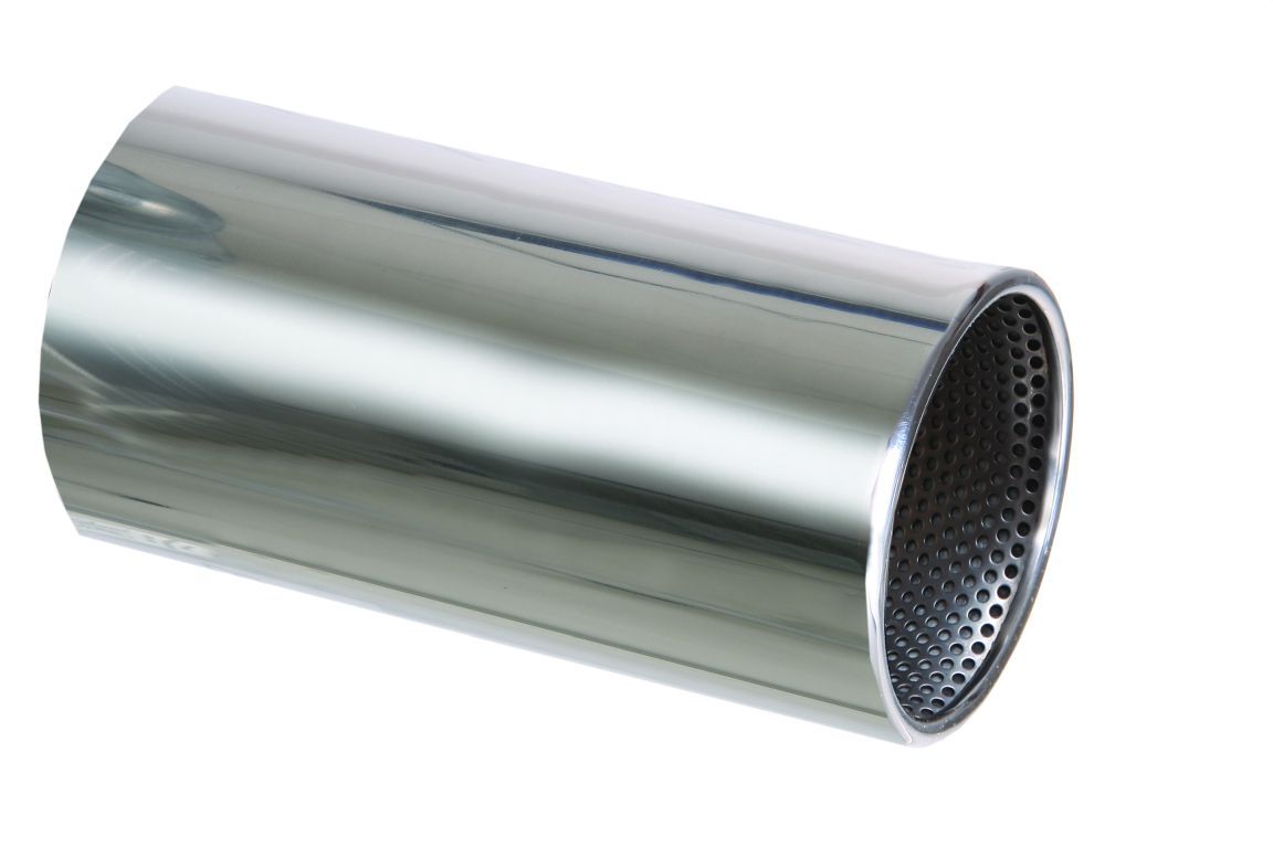 Friedrich Motorsport Endrohr 114mm rund gebördelt Länge: 190mm (unbearbeitet)