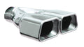 Friedrich Motorsport Endrohr 2x65x100mm Trapez Länge: 240mm (unbearbeitet)