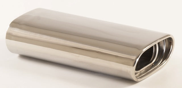 Friedrich Motorsport Endrohr 80x145 gerade mit Absorber Länge: 360mm (unbearbeitet)