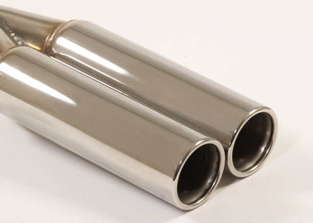 Friedrich Motorsport Endrohr 2x70mm rund gebördelt Länge: 340mm (unbearbeitet)