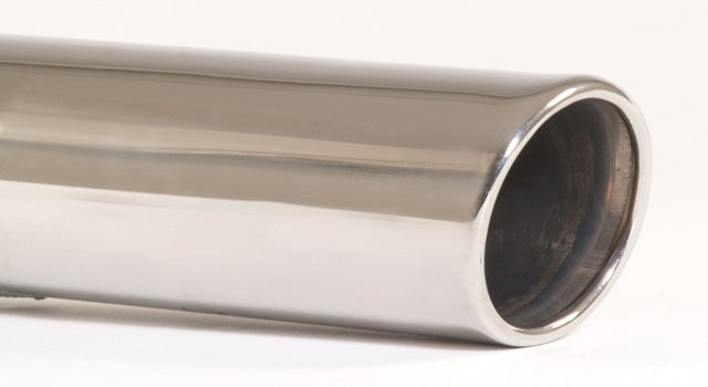 Friedrich Motorsport Endrohr 90mm rund abgeschrägt gebördelt Länge: 360mm (unbearbeitet)