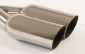 Friedrich Motorsport Endrohr 2x90mm rund scharfkantig abgeschrägt Länge: 290mm (unbearbeitet)