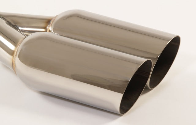 Friedrich Motorsport Endrohr 2x90mm rund scharfkantig abgeschrägt Länge: 290mm (unbearbeitet)