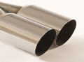 Friedrich Motorsport Endrohr 2x76mm rund scharfkantig abgeschrägt Länge: 300mm (unbearbeitet)