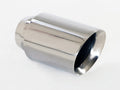 Friedrich Motorsport Endrohr 114mm rund schräg breite Kante Länge: 200mm (unbearbeitet)
