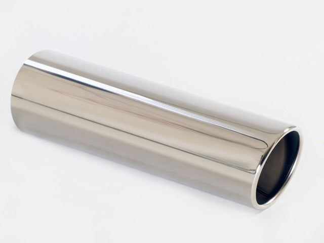 Friedrich Motorsport Endrohr 100mm rund gebördelt abgeschrägt Länge: 360mm (unbearbeitet)