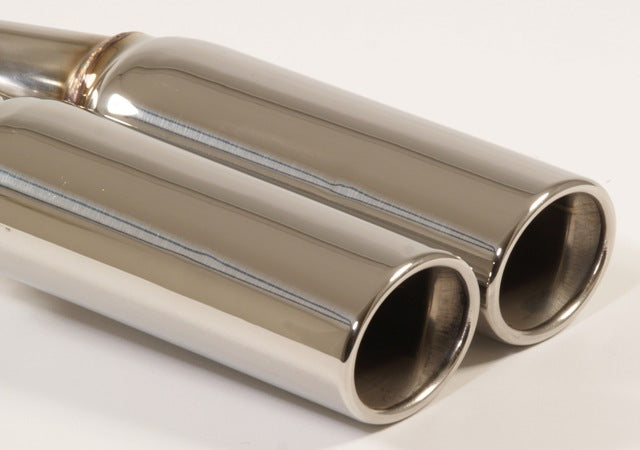 Friedrich Motorsport Endrohr 2x70x90 oval gebördelt Länge: 200mm (unbearbeitet)