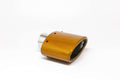 Friedrich Motorsport Endrohr 82x152mm oval Carbon abgeschrägt orange glänzend