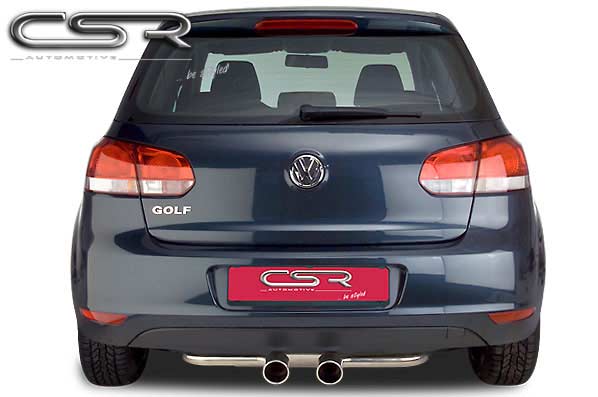 CSR Endschalldämpfer Sportauspuff für Golf 5 / 6 / Scirocco 3 / Touran ESD001
