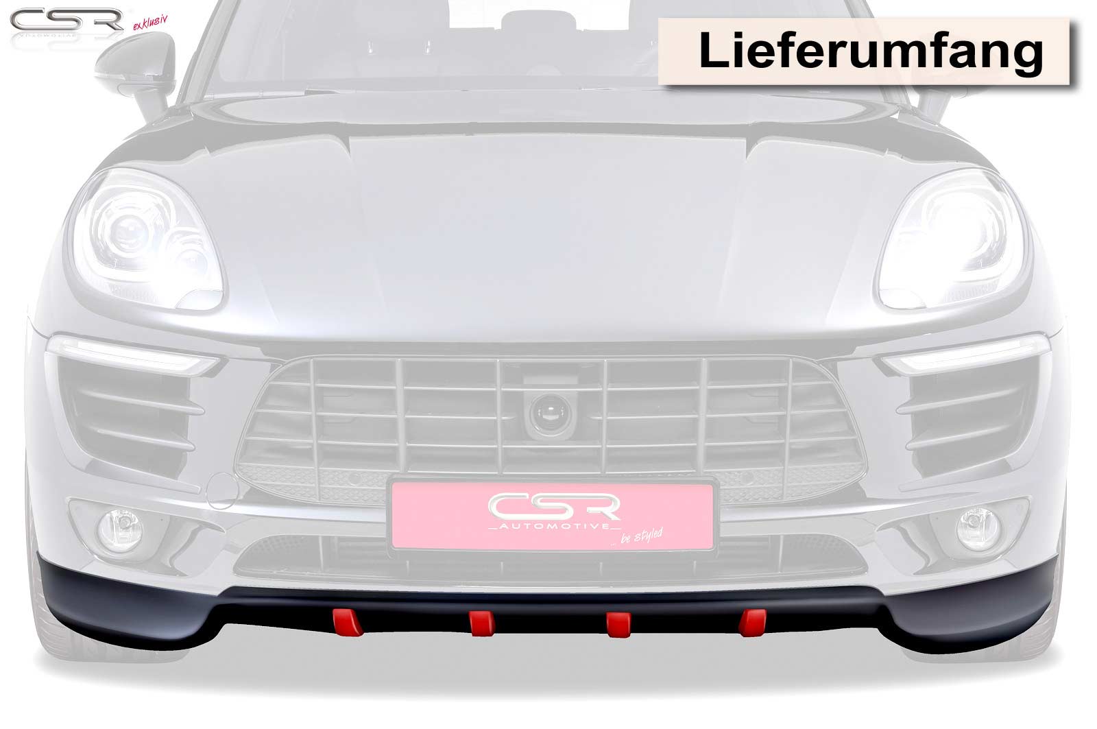 CSR Frontansatz für Porsche Macan FA226