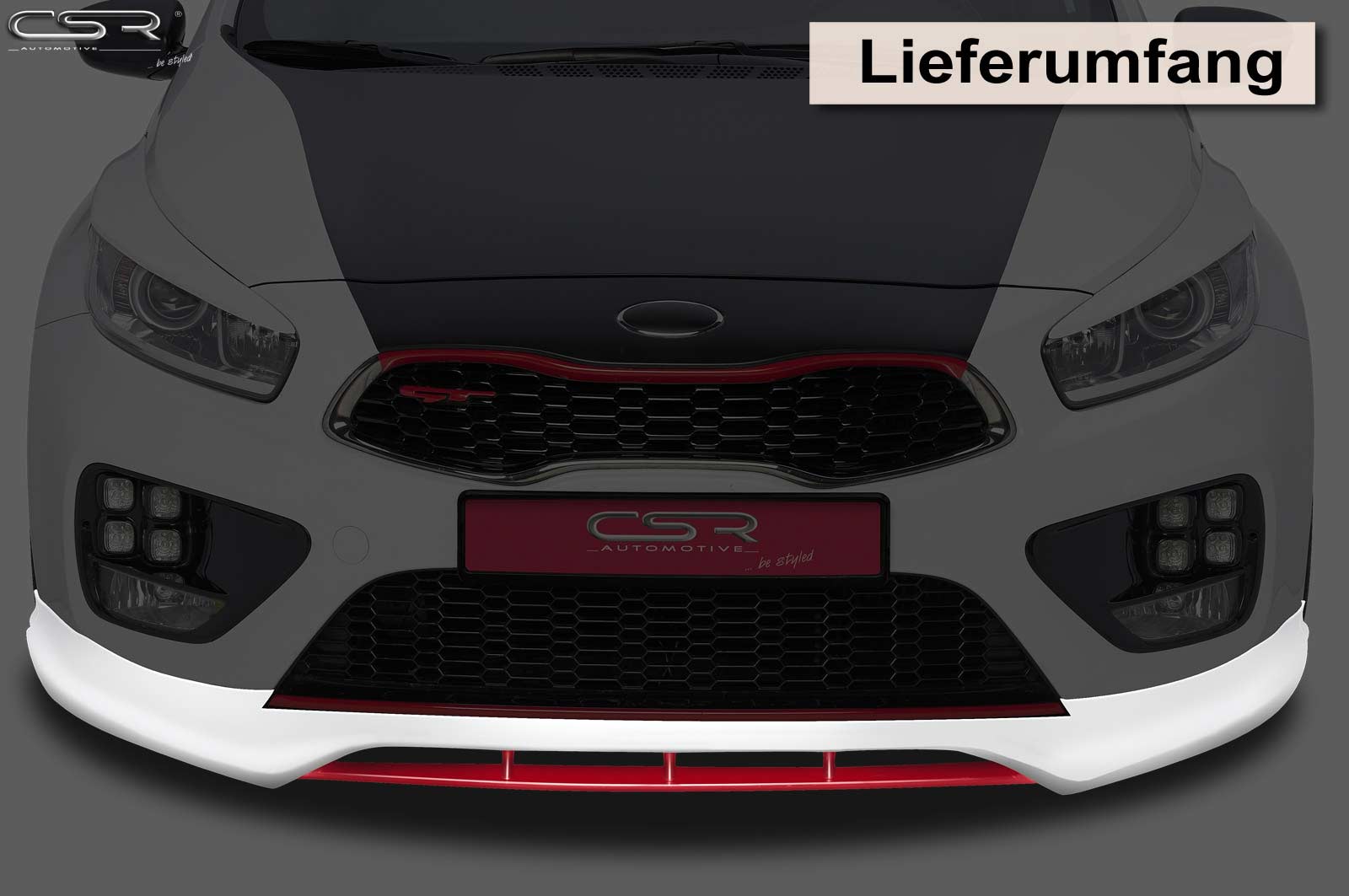 CSR Frontansatz für Kia cee'd (JD) GT / pro_cee'd (JD) GT FA234