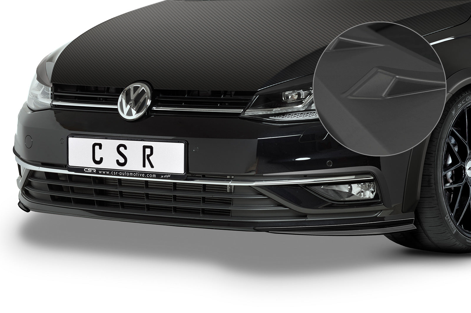 CSR Frontansatz für VW Golf 7 Basis FA285-L Unlackiert roh (Lackierung erforderlich)