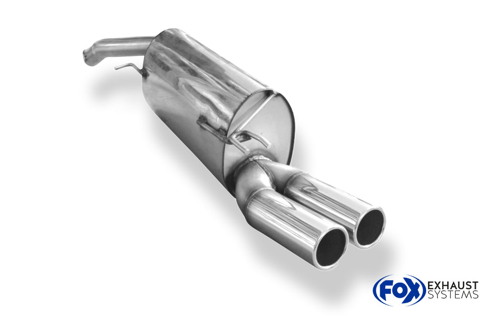 Fox passend fürFiat Bravo 198 Endschalldämpfer - 2x76 Typ 12