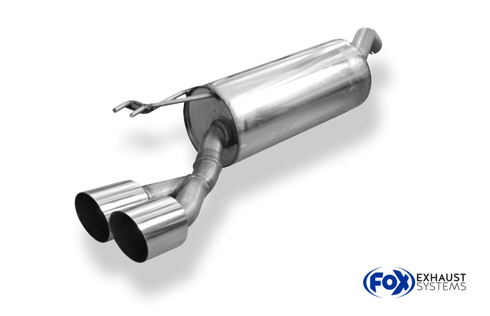 Fox passend fürFiat Bravo 198 - Diesel Endschalldämpfer - 2x90 Typ 14