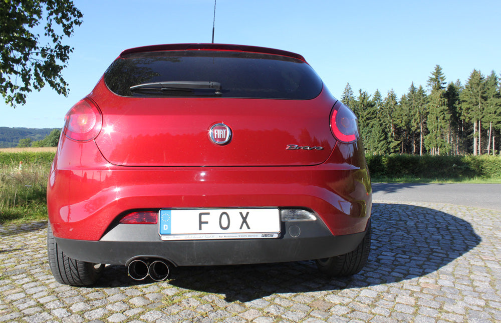 Fox passend für Fiat Bravo 198 - Diesel Endschalldämpfer - 2x90 Typ 14