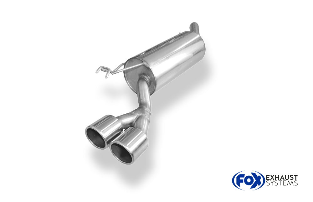 Fox passend fürFiat Bravo 198 - Diesel Endschalldämpfer - 2x90 Typ 16